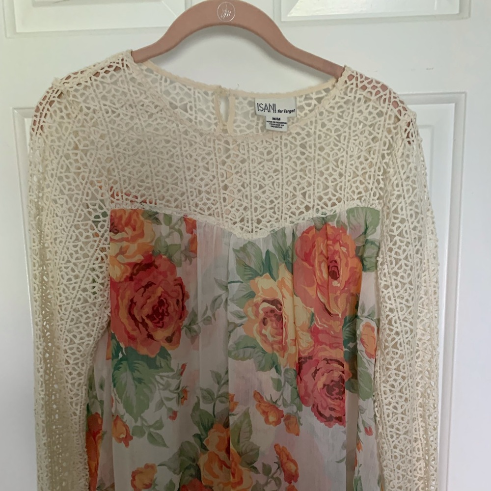 Sheer Summertime Blouse Medium Isani for Target